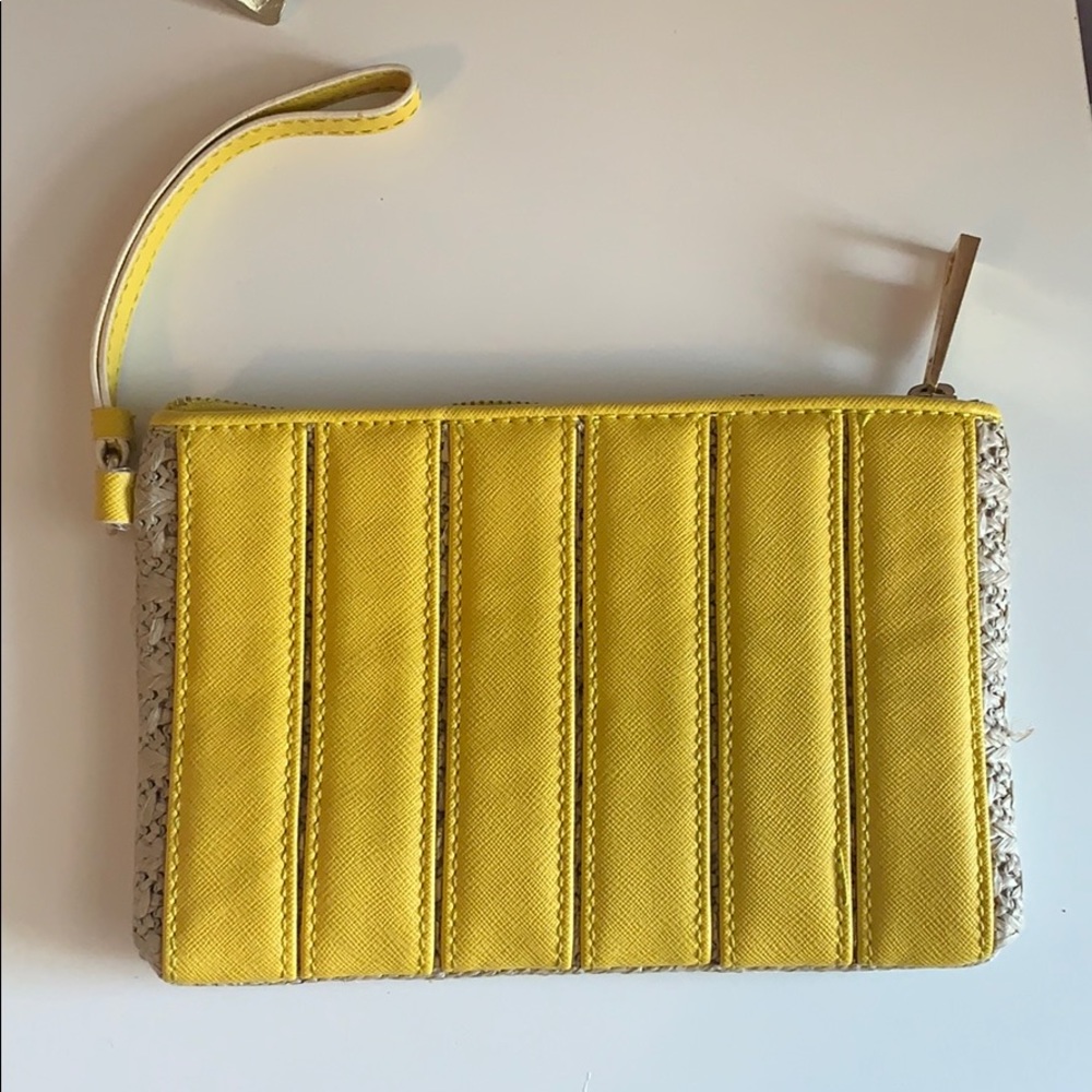 Resort Wear Yellow Clutch Wristlet